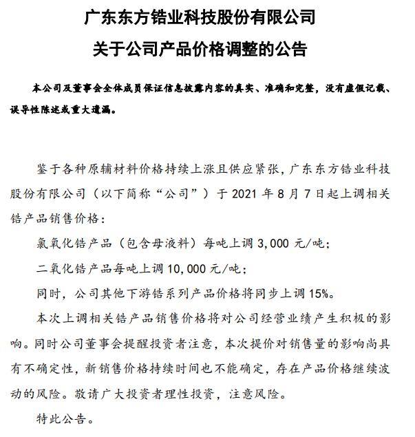 鋯業行情探秘，小巷中的隱藏商機
