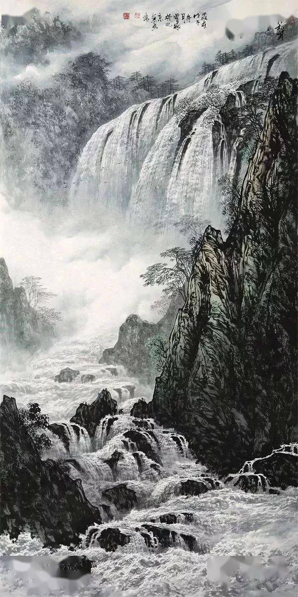 曾剛最新山水作品,曾剛最新山水作品，驚艷心靈的藝術之旅