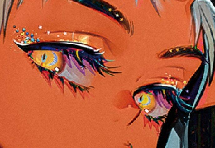 動漫眼睛圖，探尋內心平靜的視覺之旅