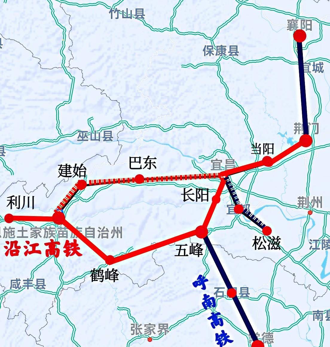 呼南高鐵湖北最新動態，最新消息一覽??