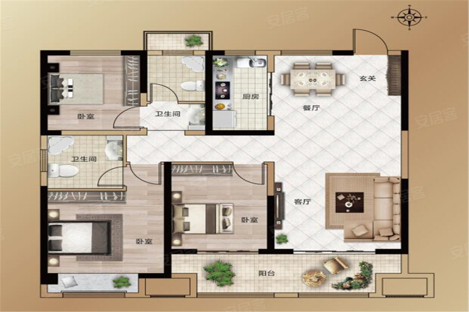 湯陰最新租房一室一廳，家的溫馨日常體驗
