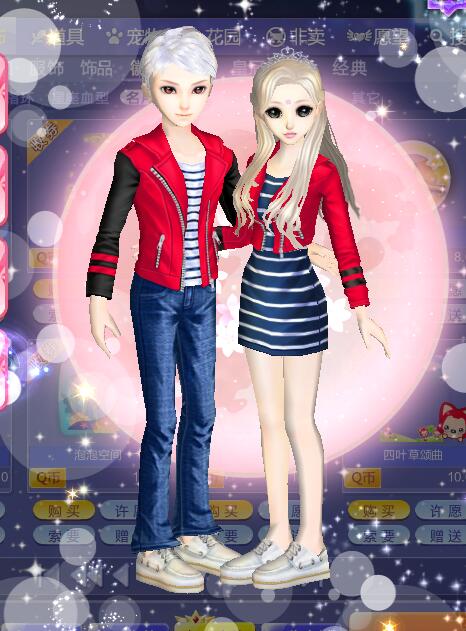 炫舞最新情侶裝搭配，小巷中的隱秘時尚殿堂展示浪漫風采