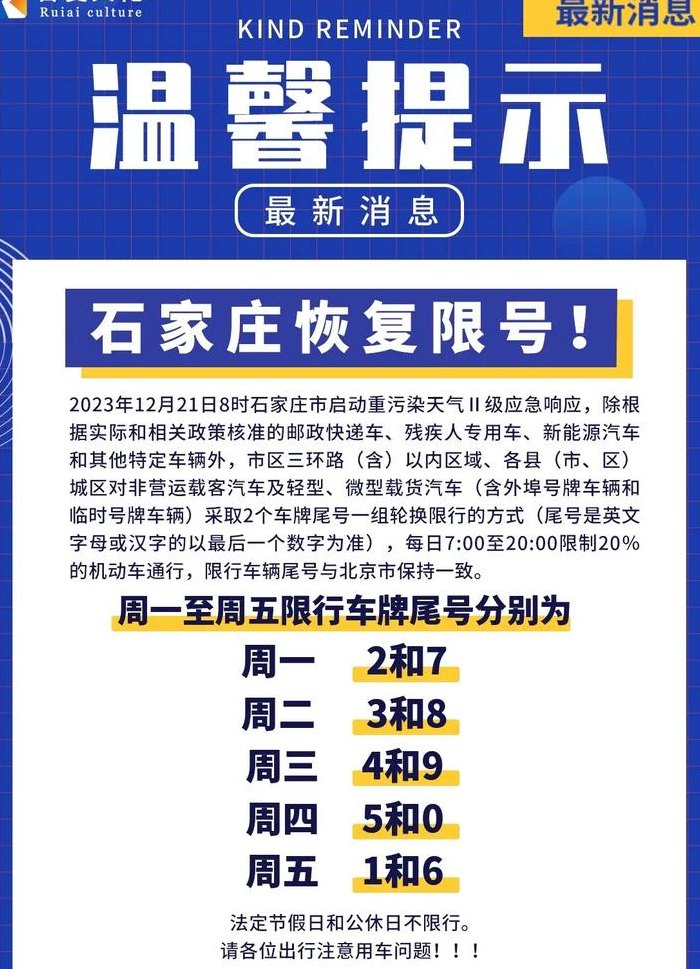揭秘石家莊未來限號政策,2025最新限號詳解與重磅消息